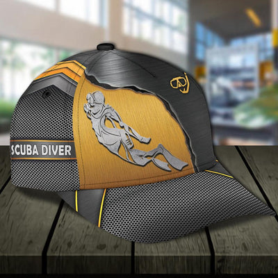 Personalized Scuba Diving Classic Cap, Personalized Gift for Scuba Diving Lovers, Scuba Live - CP770PS - BMGifts