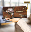 Personalized Sloth Clutch Purse, Personalized Gift for Sloth Lovers - PU505PS - BMGifts