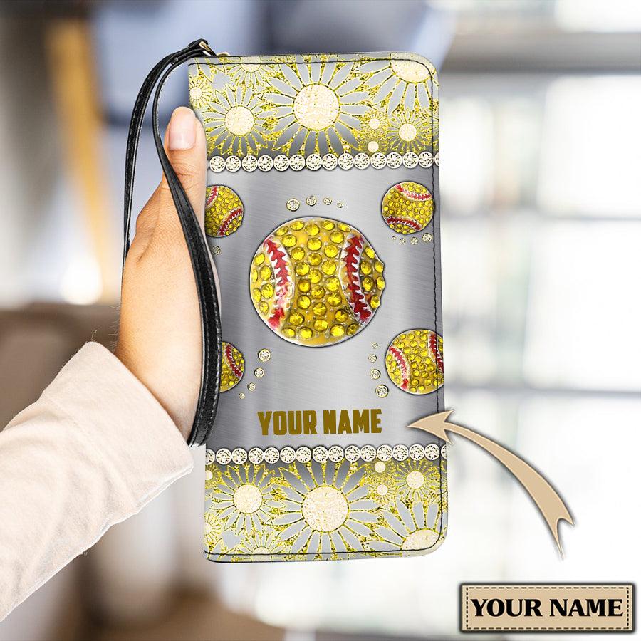 Personalized Softball Clutch Purse - PU595PS - BMGifts