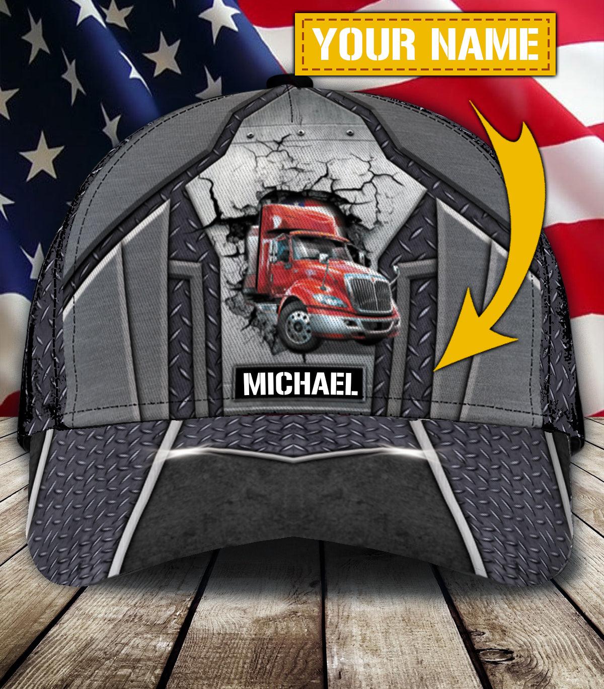 Personalized Trucker Classic Cap, Personalized Gift for Truckers - CP185CT - BMGifts