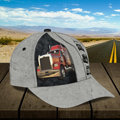 Personalized Trucker Classic Cap, Personalized Gift for Truckers - CP509PS - BMGifts