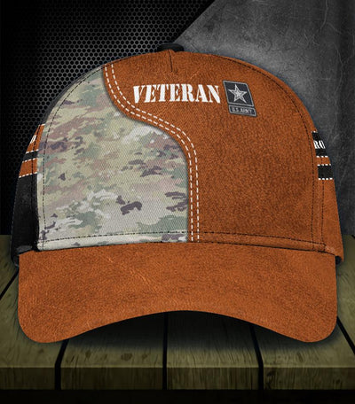 Personalized Veteran Classic Cap, Personalized Gift for Veteran - CP748PS - BMGifts
