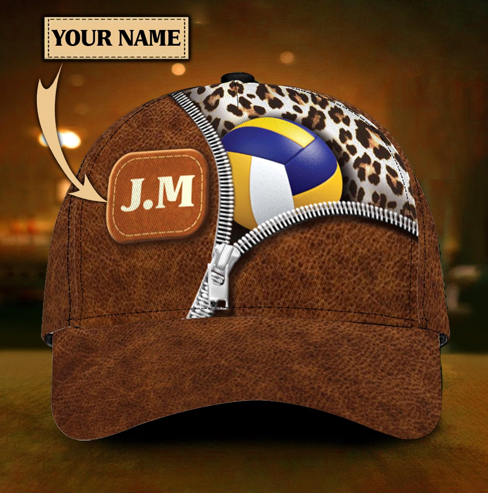 Personalized Volleyball Classic Cap, Personalized Gift for Volleyball Lovers, Volleyball Players - CP279CT - BMGifts