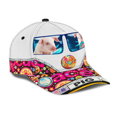 Pig Classic Cap, Gift for Hippie Life, Hippie Lovers - CP608PA - BMGifts