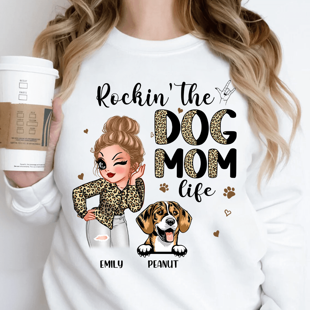 Rockin The Dog Mom Life Happy Mothers Day Tumbler –