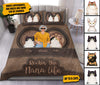 Rockin' The Nana Life Cat Personalized Bedding Set, Personalized Gift for Cat Lovers, Cat Mom, Cat Dad - BD015PS05 - BMGifts