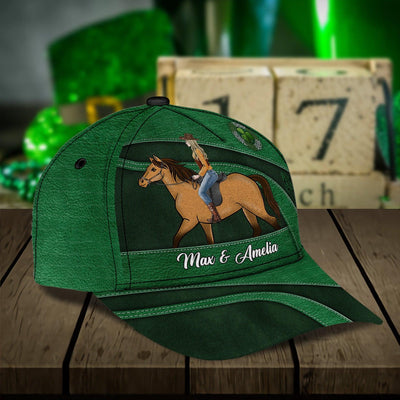 Saint Patrick's Day Horse Personalized Classic Cap, Personalized Gift for Horse Lovers - CP109PS05 - BMGifts