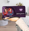 Sisters Forever Bestie Personalized Clutch Purse, Personalized Gift for Besties, Sisters, Best Friends, Siblings - PU069PS01 - BMGifts
