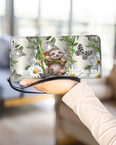 Sloth Clutch Purse, Gift for Sloth Lovers - PU114PA - BMGifts