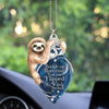 Sloth Transparent Acrylic Car Ornament, Gift for Sloth Lovers - CO040PA - BMGifts