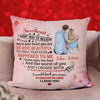 Sweetheart I Love You Couple Personalized Linen Pillow, Personalized Valentine Gift for Couples, Husband, Wife, Parents, Lovers - PL030PS01 - BMGifts