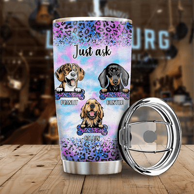 The Most Pawfect Dog Mom Ever Dog Personalized Tumbler, Personalized Mother's Day Gift for Dog Lovers, Dog Dad, Dog Mom - TB143PS01 - BMGifts