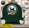 This Human Servant Is Also The Best Cat Dad Personalized Classic Cap, Personalized Gift for Cat Lovers, Cat Mom, Cat Dad - CP107PS02 - BMGifts