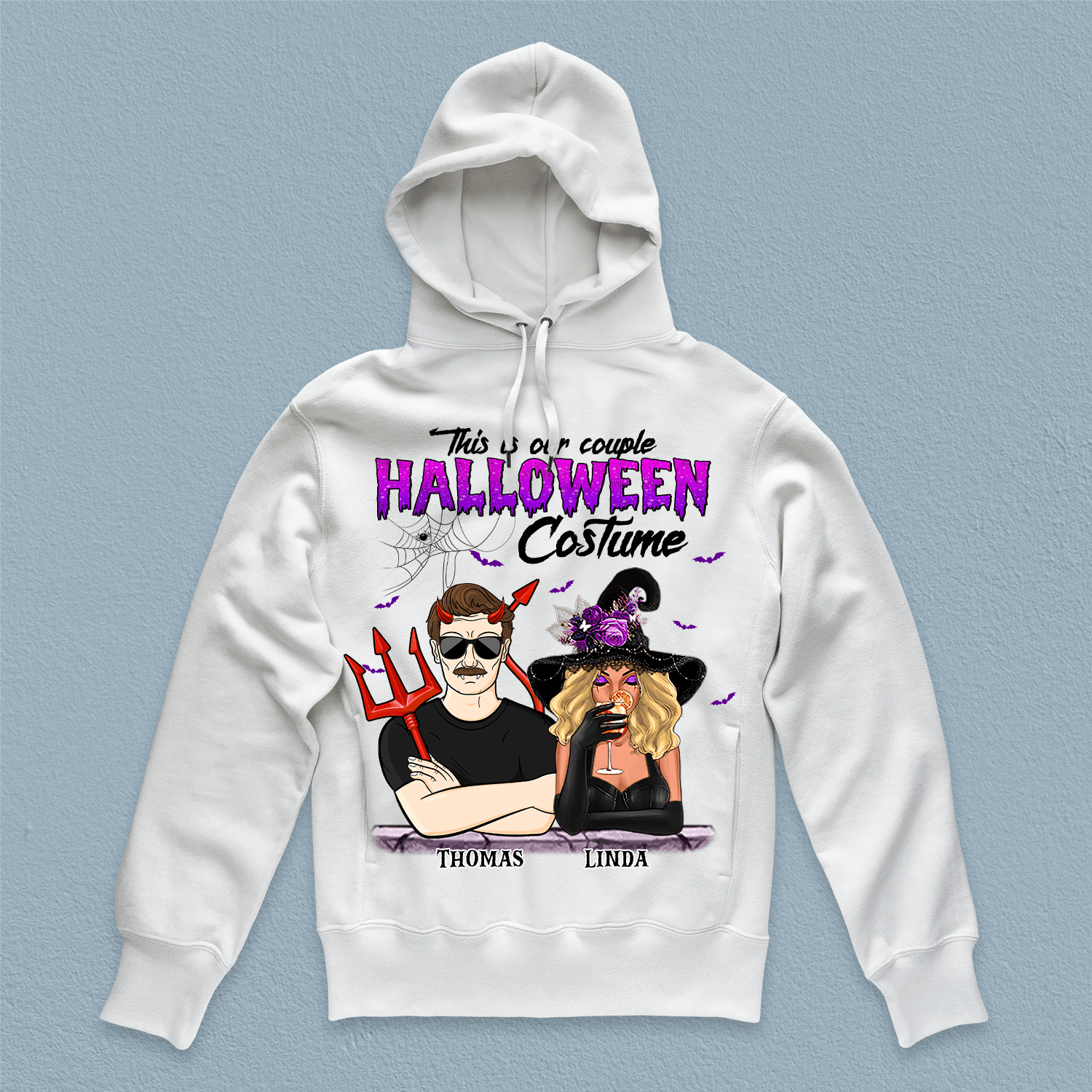 This Is Our Couple Halloween Costume Personalized Shirt, Halloween Gift, Personalized Gift for Couples, Husband, Wife, Parents, Lovers - TS365PS01 - BMGifts