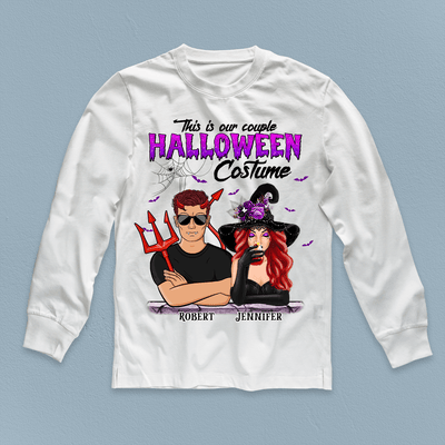 This Is Our Couple Halloween Costume Personalized Shirt, Halloween Gift, Personalized Gift for Couples, Husband, Wife, Parents, Lovers - TS365PS01 - BMGifts
