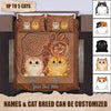 Traditional Brown Cat Personalized Bedding Set, Mother’s Day Gift for Cat Lovers, Cat Mom, Cat Dad - BD128PS02 - BMGifts