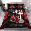 Trucker Personalized Bedding Set, Personalized Gift for Truckers - BD017PS09 - BMGifts