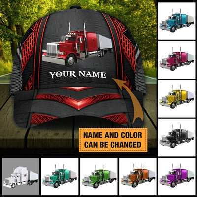 Trucker Personalized Classic Cap, Personalized Gift for Truckers - CP017PS - BMGifts