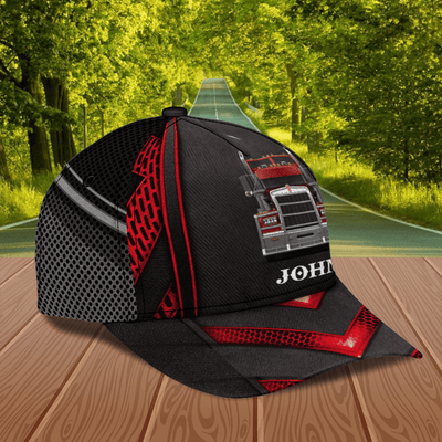 Trucker Personalized Classic Cap, Personalized Gift for Truckers - CP033PS05 - BMGifts