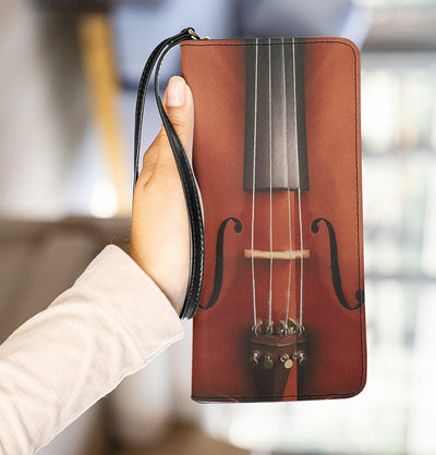 Violin Clutch Purse, Gift for Music Lovers, Violin Lovers - PU200PA - BMGifts