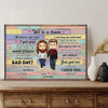 We Are A Team Colorful Couple Personalized Poster, Valentine Gift for Couples, Husband, Wife, Parents, Lovers - PT029PS02 - BMGifts
