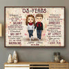 We Are A Team Couple Personalized Poster, Valentine Gift for Couples, Husband, Wife, Parents, Lovers - PT027PS02 - BMGifts