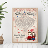 We Are A Team Personalized Poster, Personalized Valentine Gift for Couples, Husband, Wife, Parents, Lovers - PT014PS05 - BMGifts