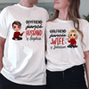 We Are Husband And Wife Couple Personalized Couple T-shirts, Personalized Valentine Gift for Couples, Husband, Wife, Parents, Lovers - SS001PS01 - BMGifts