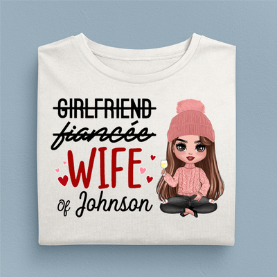 We Are Husband And Wife Couple Personalized Couple T-shirts, Personalized Valentine Gift for Couples, Husband, Wife, Parents, Lovers - SS001PS01 - BMGifts