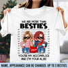 We Are More Than Besties Bestie Personalized Shirt, Personalized Gift for Besties, Sisters, Best Friends, Siblings - TS431PS01 - BMGifts