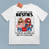 We Are More Than Besties Bestie Personalized Shirt, Personalized Gift for Besties, Sisters, Best Friends, Siblings - TS431PS01 - BMGifts
