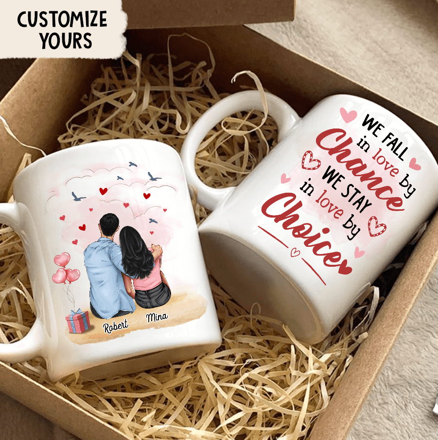 we fall in love by chance couple personalized mug personalized valentine gift for couples husband wife parents lovers mg087ps01 bmgifts 3 22826890625127