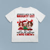 We're On The Naughty List When We Are Together Bestie Personalized Shirt, Personalized Gift for Besties, Sisters, Best Friends, Siblings - TS459PS02 - BMGifts