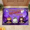 Welcome Foolish Mortals Personalized Doormat, Halloween Gift - DM079PS02 - BMGifts