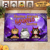 Welcome Foolish Mortals Personalized Doormat, Halloween Gift - DM079PS02 - BMGifts
