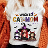 Wicked Cat Mom Personalized Shirt, Halloween Gift, Personalized Gift for Cat Lovers, Cat Mom, Cat Dad - TS283PS01 - BMGifts
