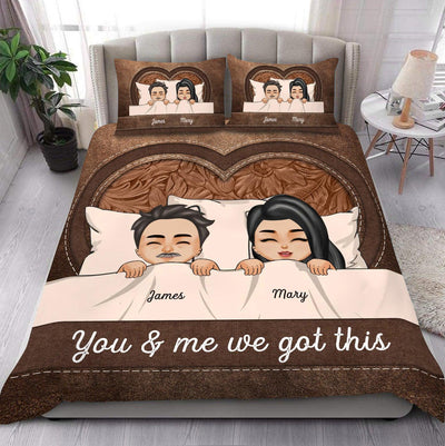 Lady and the Tramp Personalized Bedding set for popular Couples Bedding Double bedding set Disney gift for couple gift for Newlyweds gift with Names