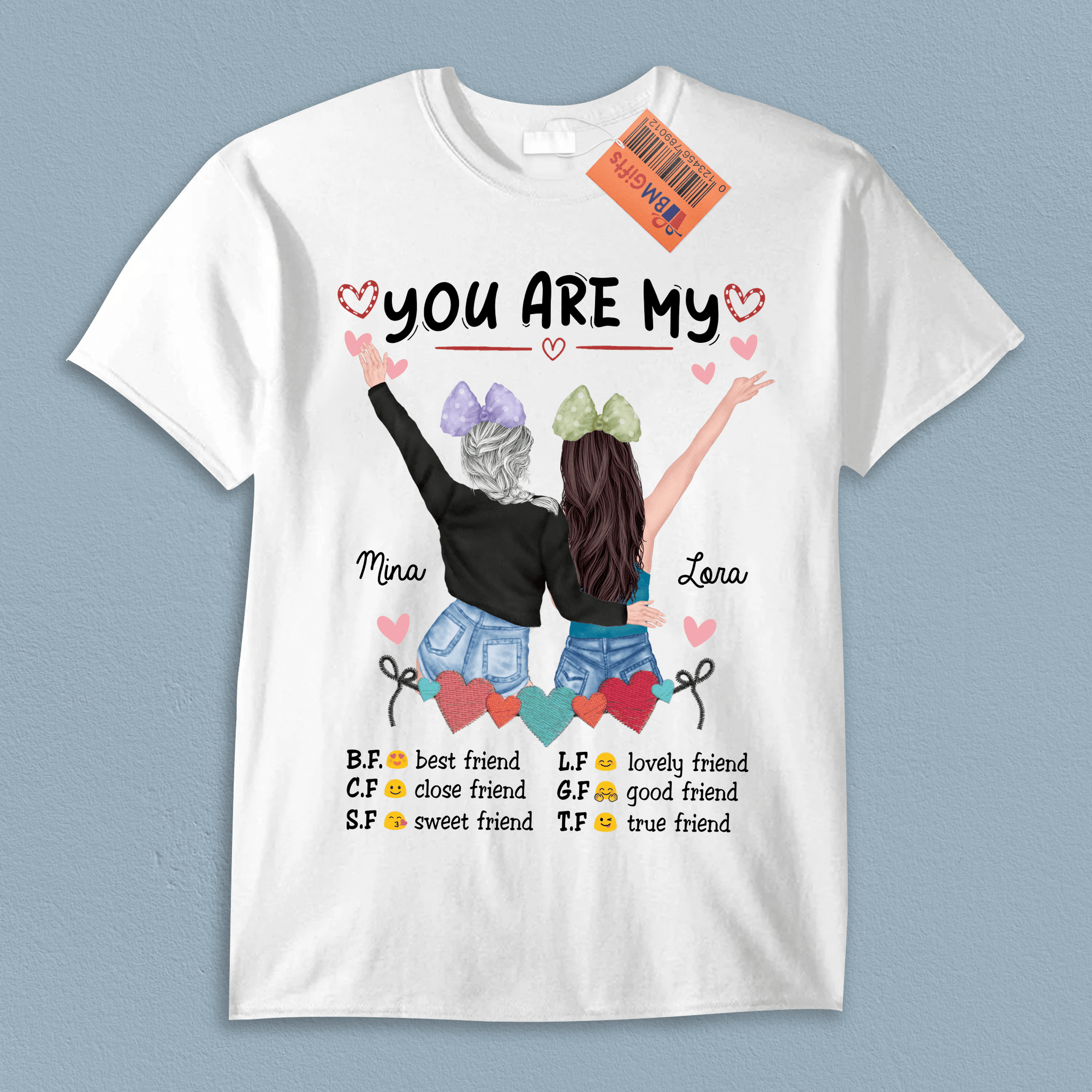 she is my best friend t shirt