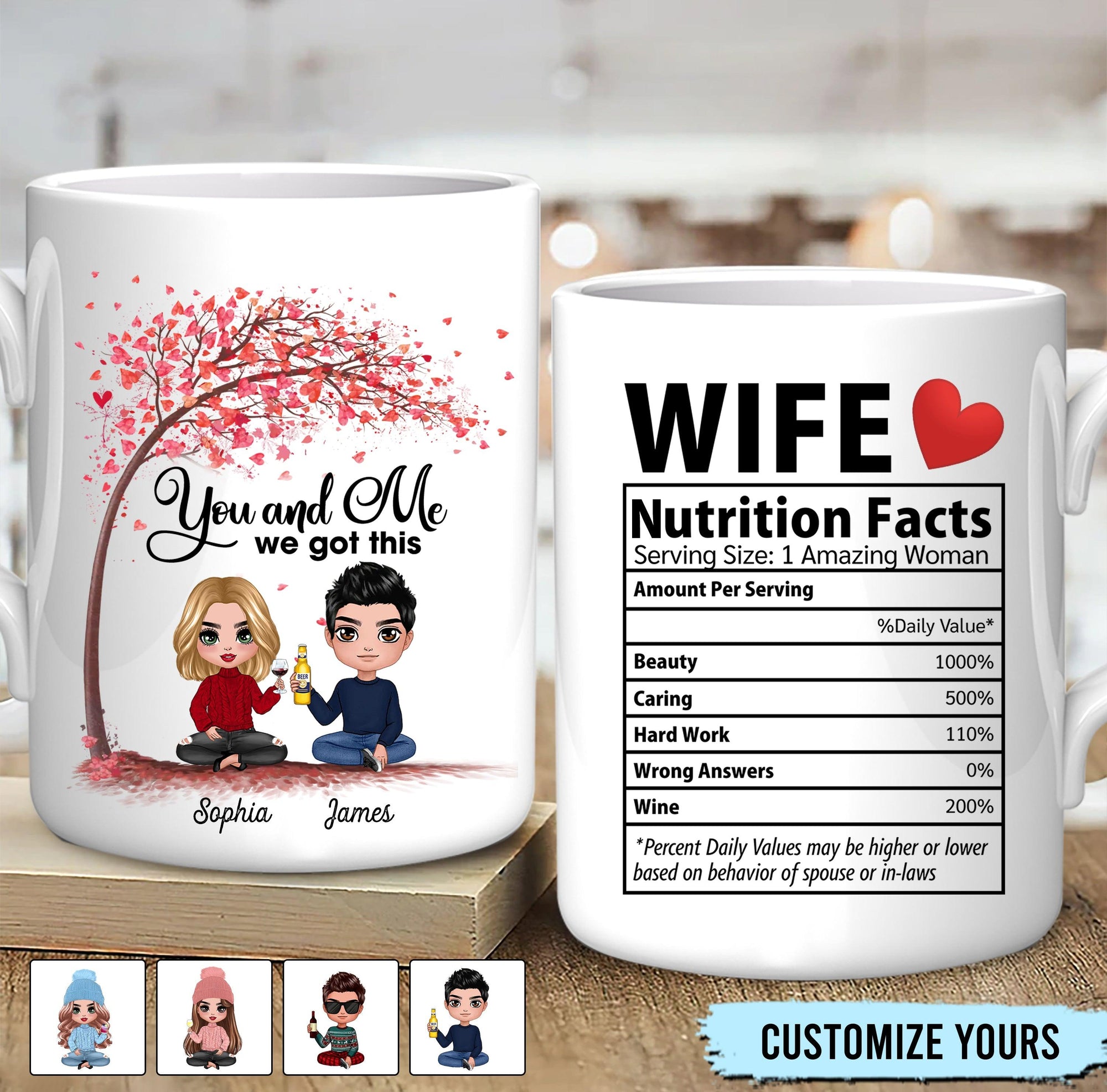 Couple Mugs  Personalization Mall