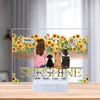 You Are My Sunshine Dog Personalized Acrylic Plaque, Personalized Gift for Dog Lovers, Dog Dad, Dog Mom - AP015PS01 - BMGifts (formerly Best Memorial Gifts)