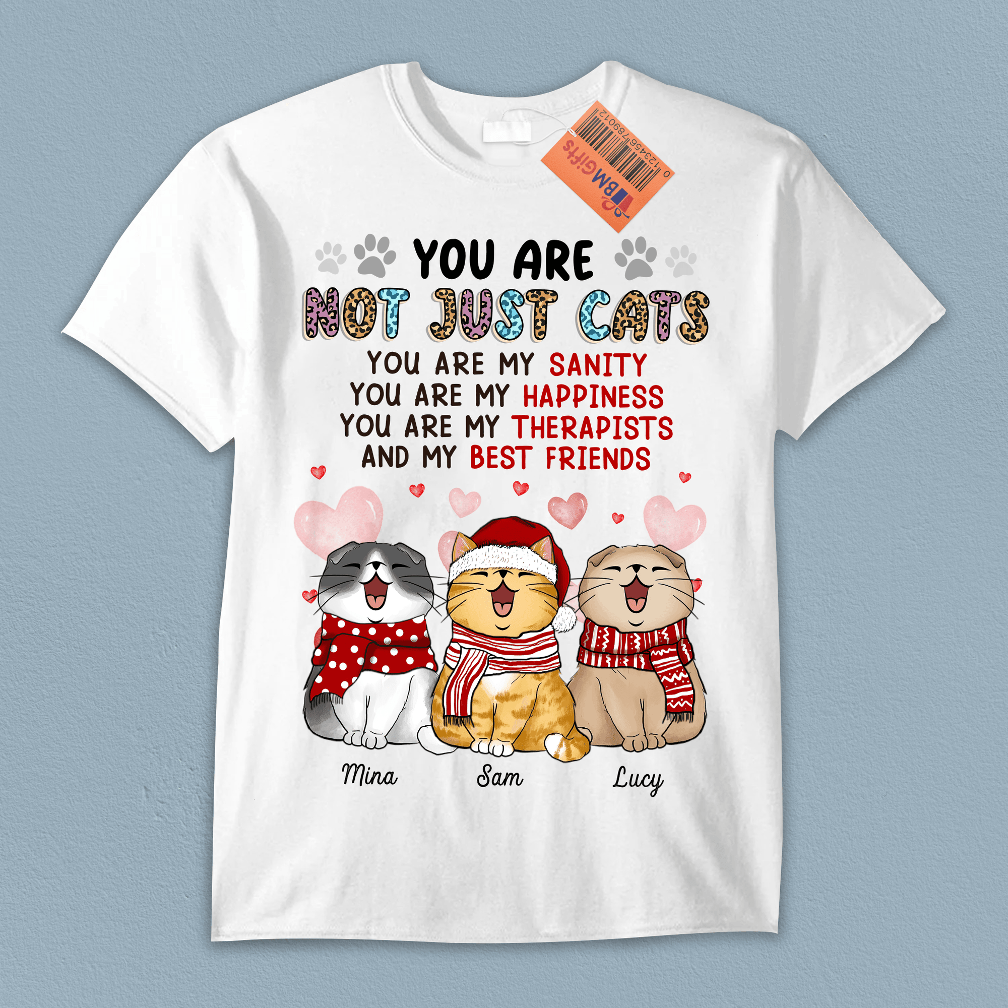 Just friends cat shirt deals