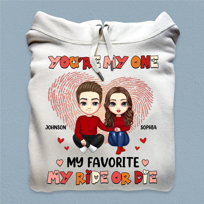 You're My One Personalized Shirt, Personalized Valentine Gift for Couples, Husband, Wife, Parents, Lovers - TS311PS05 - BMGifts