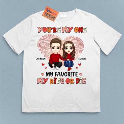 You're My One Personalized Shirt, Personalized Valentine Gift for Couples, Husband, Wife, Parents, Lovers - TS311PS05 - BMGifts