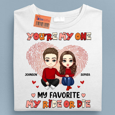 You're My One Personalized Shirt, Personalized Valentine Gift for Couples, Husband, Wife, Parents, Lovers - TS311PS05 - BMGifts