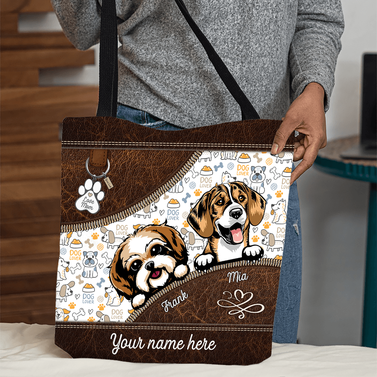 Personalized clearance dog tote