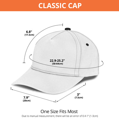 Personalized Guitar Classic Cap, Personalized Gift for Music Lovers, Guitar Lovers - CPC22PS06