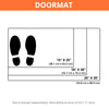 Warning Sociable Cats Inside Personalized Doormat, Personalized Gift for Cat Lovers, Cat Mom, Cat Dad - DM023PS