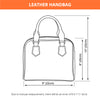 Personalized Elephant Leather Handbag, Personalized Gift for Elephant Lovers - LD249PS06